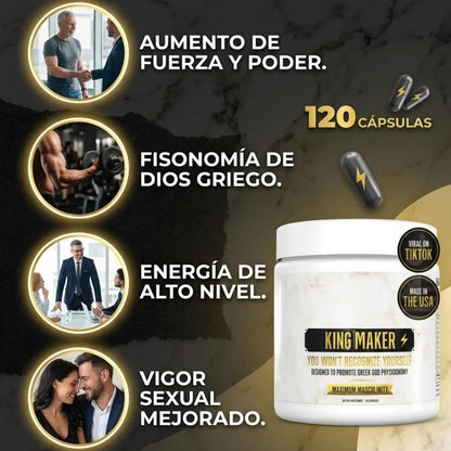 King Maker®  (120 capsulas)